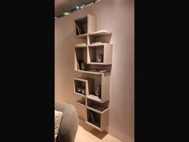 Lagolinea Bookcase in the color Dove Gray