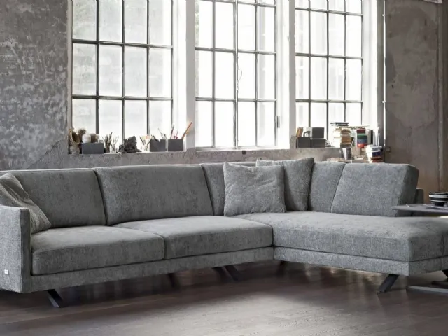 Doimo Salotti's Bart fabric corner sofa.