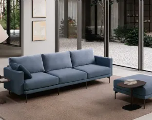 Doimo Salotti's linear fabric Freedom sofa.