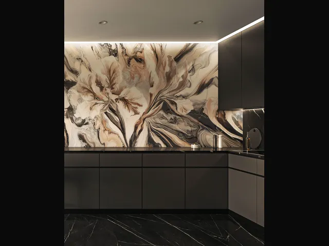 Silk Whispers wallpaper by London Art