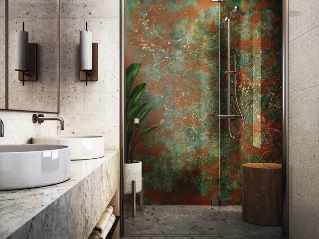 London Art's Timeworn wallpaper
