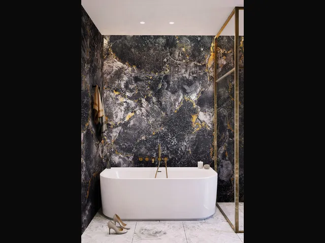 Volcanic Gold wallpaper by London Art
