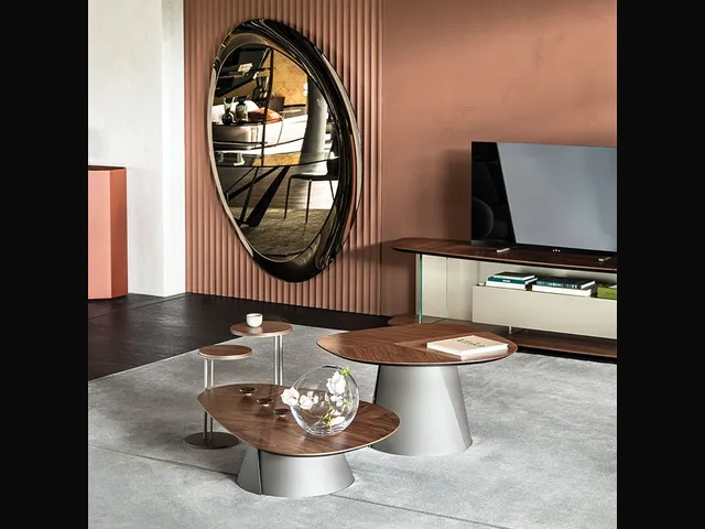 Adrian Wood coffee table by Cattelan Italia.