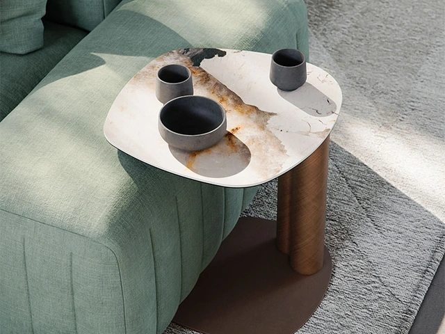 Amalfi ceramic side table by Cattelan Italia