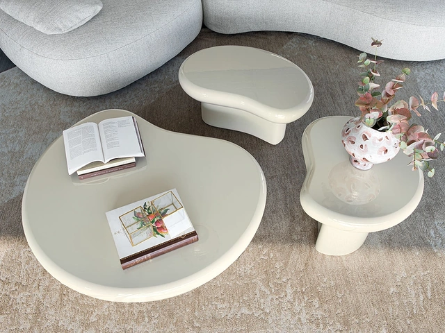 Matera ceramic side tables by Cattelan Italia