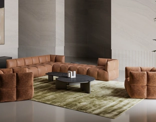 Flatiron wooden coffee table by Bonaldo