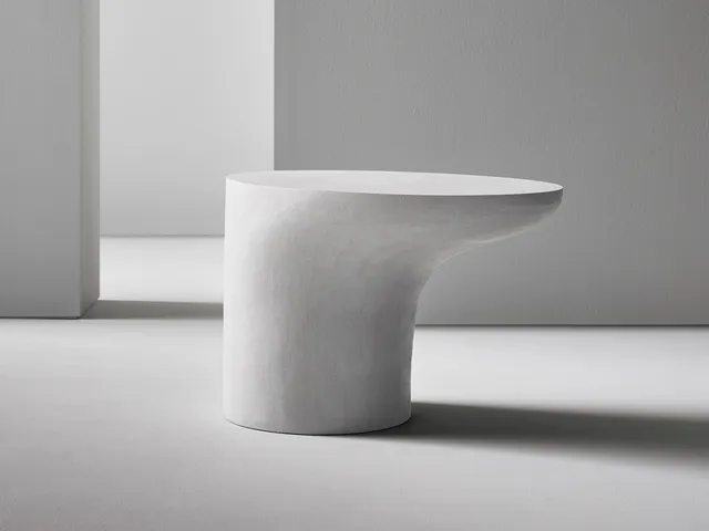 Sloan coffee table in polyurethane by Bonaldo
