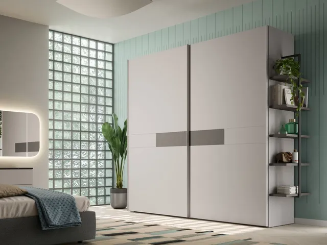 Wardrobe with sliding door Belt 46 by Orme