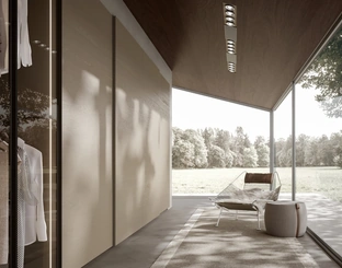 Smooth wardrobe SP31 in ash by Veneran