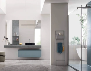 Suspended bathroom furniture Shape 22 by Arcom