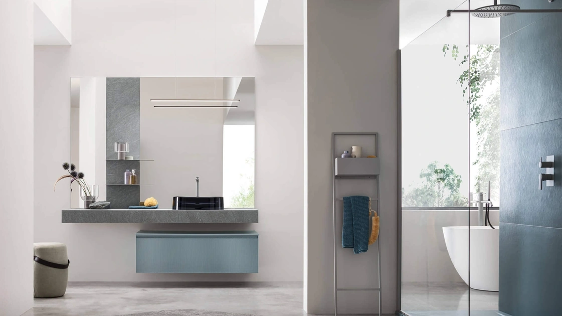 Suspended bathroom furniture Shape 22 by Arcom