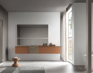 Suspended Bathroom Cabinet Shape 14 by Arcom