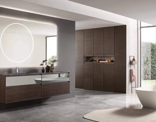 Suspended bathroom furniture Shape 33 by Arcom