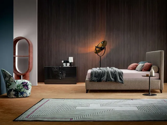 Twils' glossy black lacquered Tetris dresser.