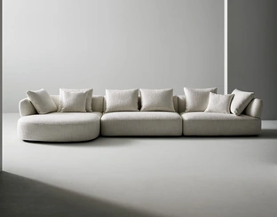 Bonaldo's Aldebaran sofa with a chaise lounge