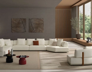 Corner sofa Aliant by Biba Salotti.