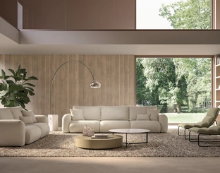 Linear sofa Flow by Biba Salotti