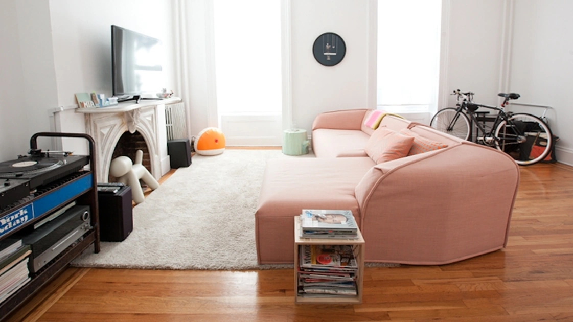 Sofa with peninsula Massas by Moroso