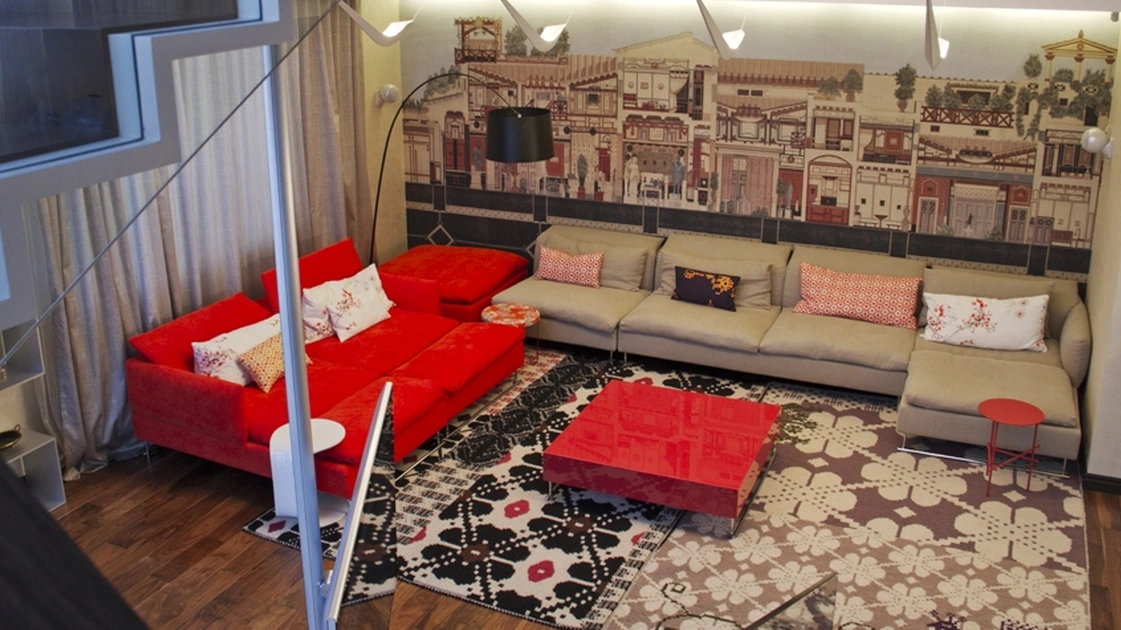 Shanghai Tip living room by Moroso.