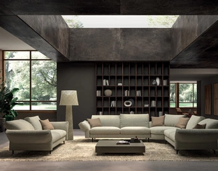Wind corner sofa by Biba Salotti