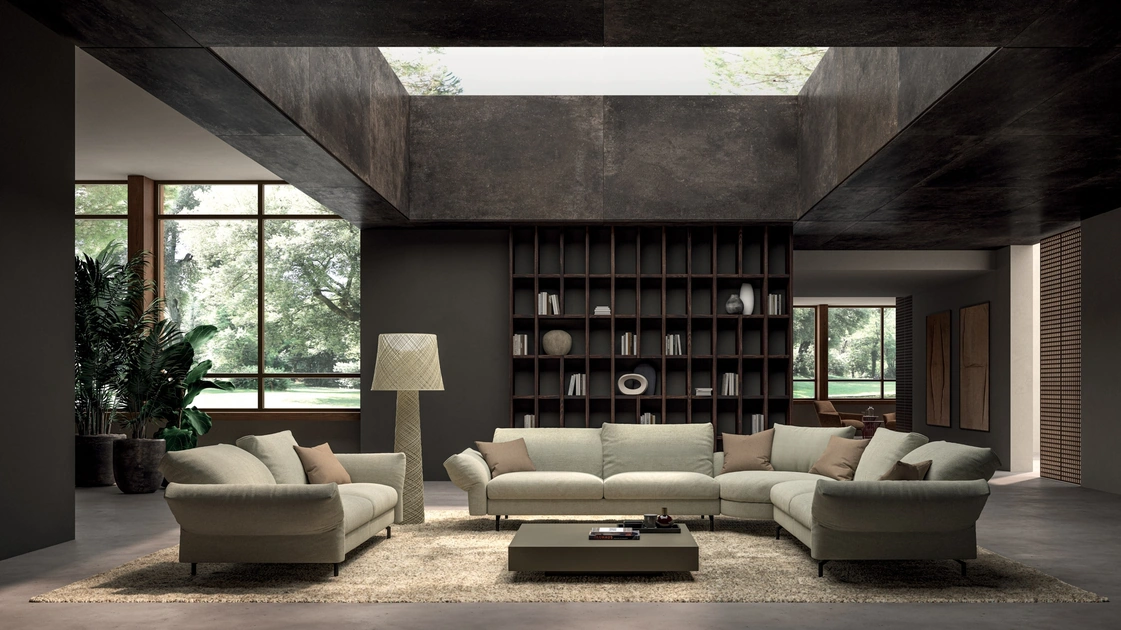 Wind corner sofa by Biba Salotti