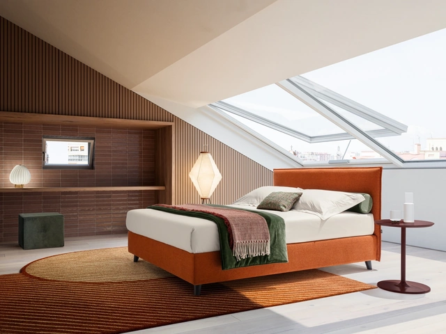 Bed with storage box Agata by Twils