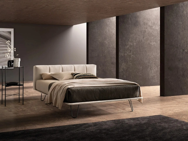 Bed with Crook headboard by Bside