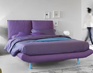 Noctis Noah upholstered fabric bed.