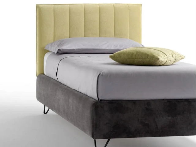 Single upholstered bed Twist by Bside.