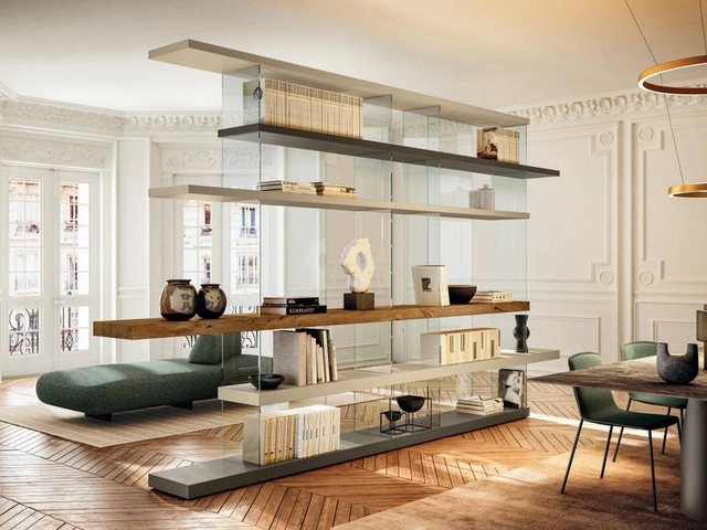 Air 1240 room divider bookcase by Lago