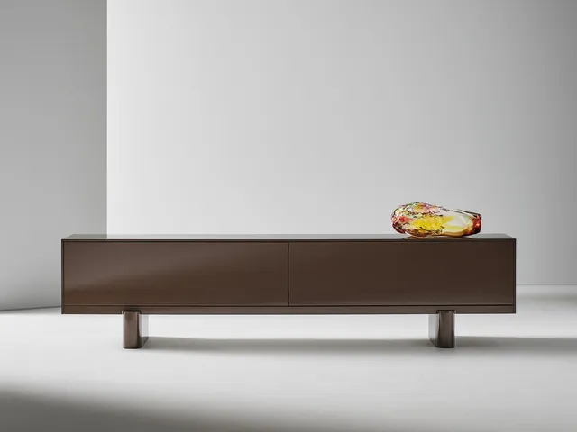 Bonaldo Lacquered Wood Sideboard Cabinet