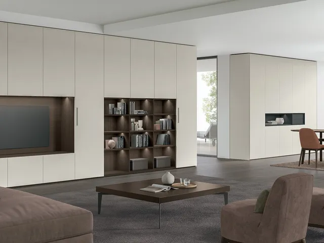 Logic Plus UNIT 01 wall unit by Tomasella.