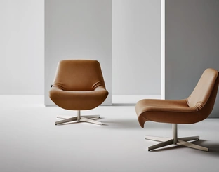 Ellison leather armchair by Bonaldo