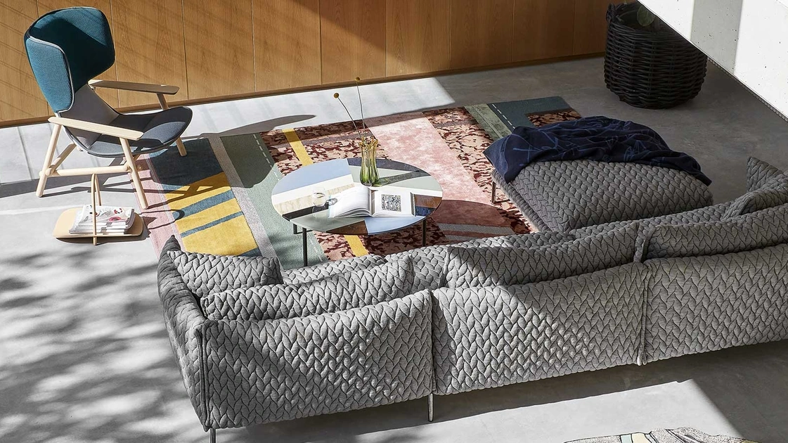 Lilo Wing fabric armchair by Moroso