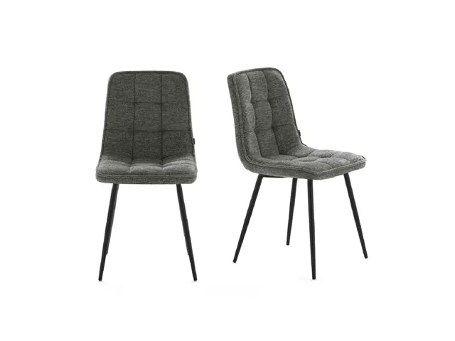 Quilted fabric chair Aria by Devina Nais
