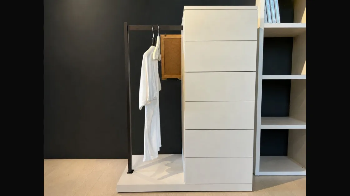 Clever Ambrogio Chest of Drawers with Coat Rack