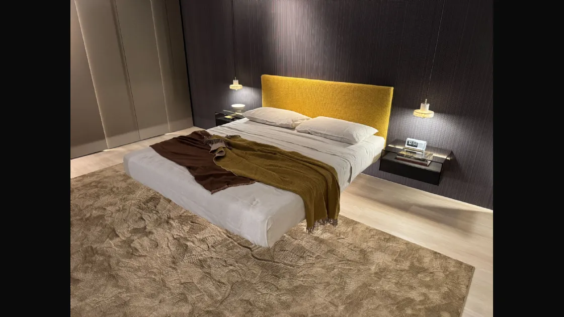 Lago Bed Fluttua model with headboard 180x200