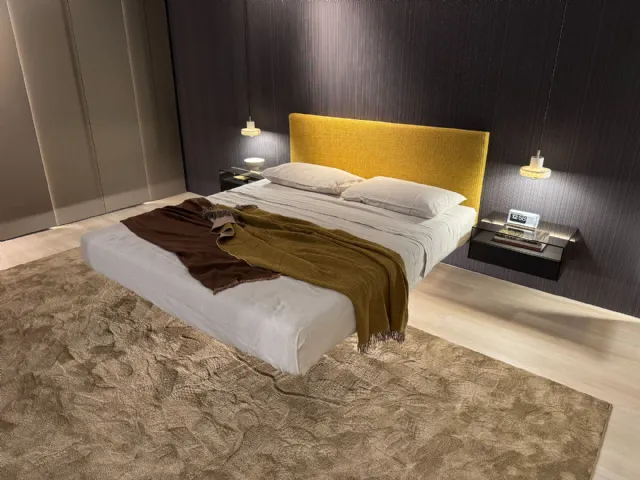Lago Bed Fluttua model with headboard 180x200