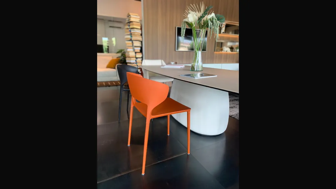 Desalto Koki model chair - Rust