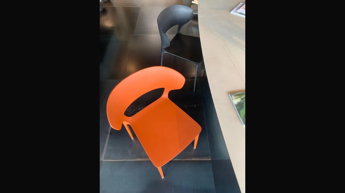 Desalto Koki model chair - Rust