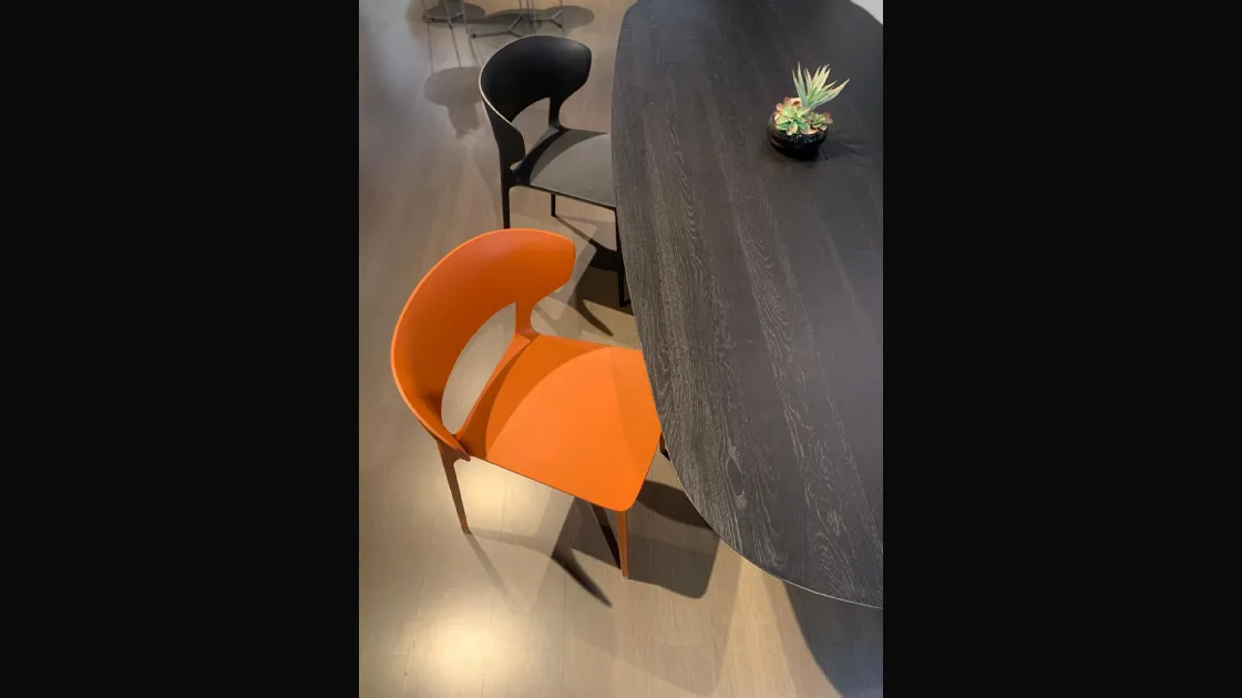 Desalto Koki model chair - Rust