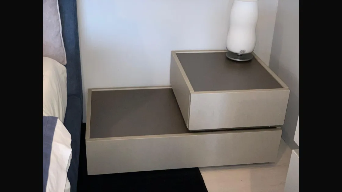 Lego bedside tables and chest of drawers group.