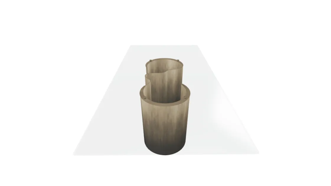 CATTELAN ITALIA PAPER GLASS TABLE MODEL