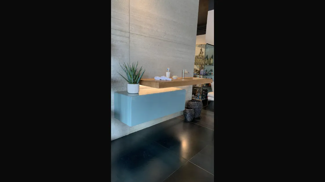 Lago + Cestone 36e8 Suspended Washbasin Depth