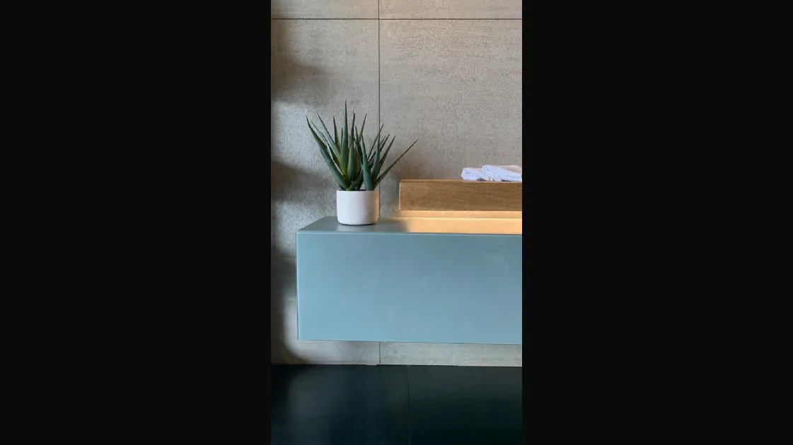 Lago + Cestone 36e8 Suspended Washbasin Depth
