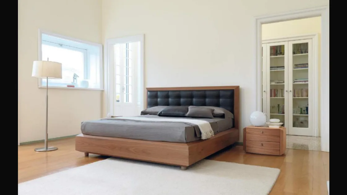 american walnut bed group