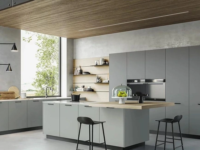 Modern All-Around Kitchen D20 02 by Doimo Cucine