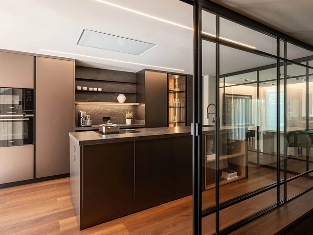 Modern All-Around Kitchen D23 03 by Doimo Cucine