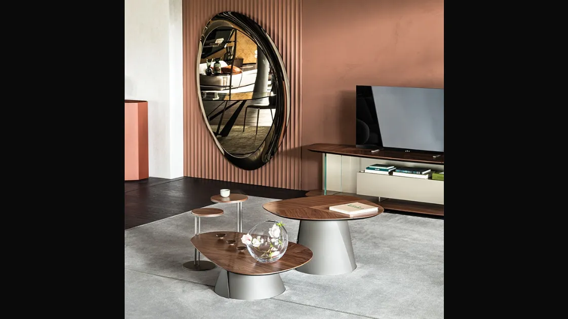 Adrian Wood coffee table by Cattelan Italia.