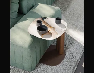Amalfi ceramic side table by Cattelan Italia